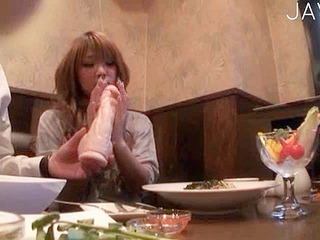 Nippon babe's XXX-rated bonanza of mashing her big, thai titties!