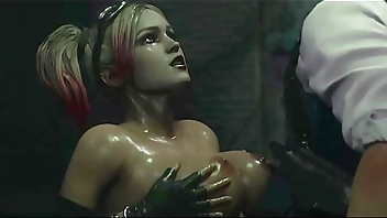 3d cartoon porno for woman - sexy Harley gets a lot of cum from her lover