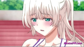 Two Hot Babes Fucking On The Sports Field - Hentai